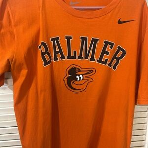 Nike Orange Baltimore Orioles 'Balmer' Graphic Tee